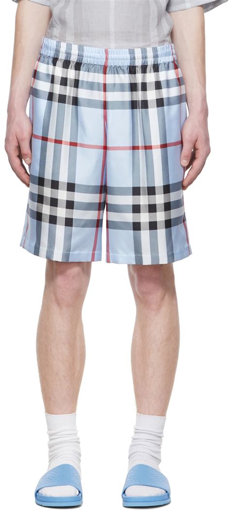 burberry blue shorts|Burberry shorts flannel.